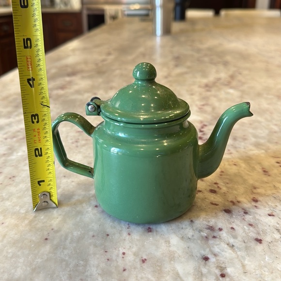 Vintage Enamelware Tea Kettle - Picture 5 of 5